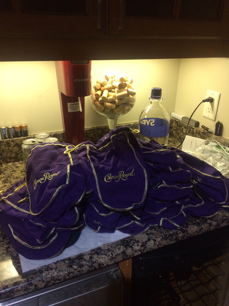 MichaelKBeckham's tweet image. Just cleaning out my bar for painting.  @CrownRoyal is this an issue?  I don't think so....