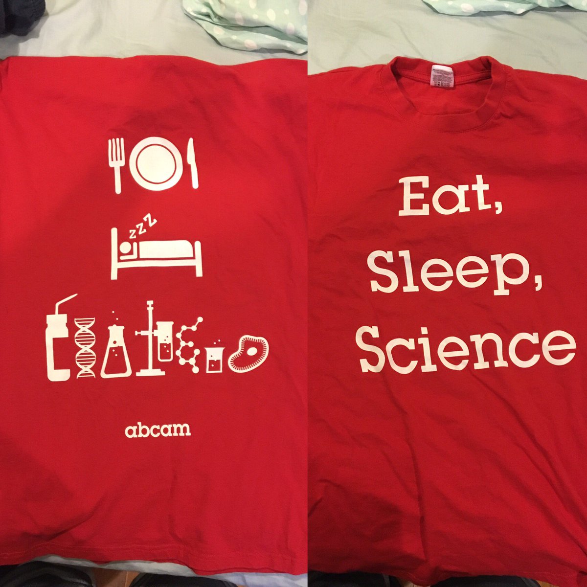 kenny93t's tweet photo. Loving this shirt @abcam! https://t.co/P1QzR7G3Pq