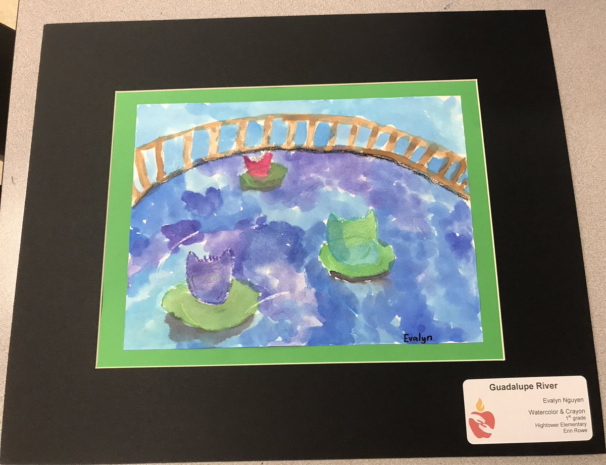 RoweInArt's tweet image. Quick pics for the art show! #hightowerelementary