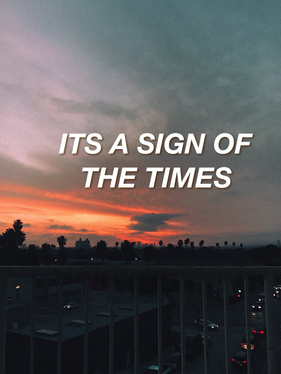 ALLCAPSLYRICS's tweet image. Sign Of The Times // Harry Styles