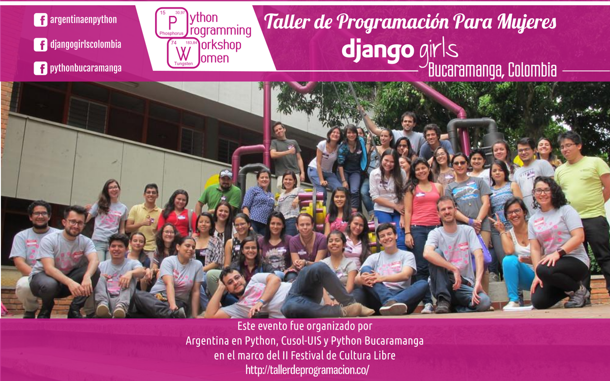 DjangoGirls Colombia tweet media