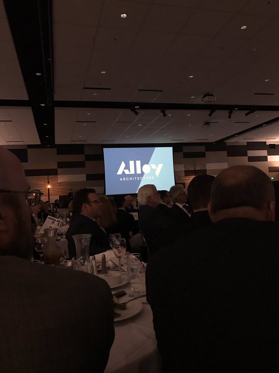 Congratulation @HowardHelmer on their Keeper of the Plains Award! Love your new brand Alloy! #ChamberWichita