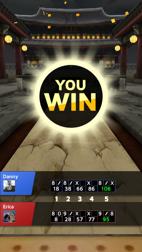 deealva79's tweet photo. I won at Seoul stage with 106 points! Challenge me now![https://t.co/UwYAq27Tq4] #Bowling_King https://t.co/bSRogAcSie