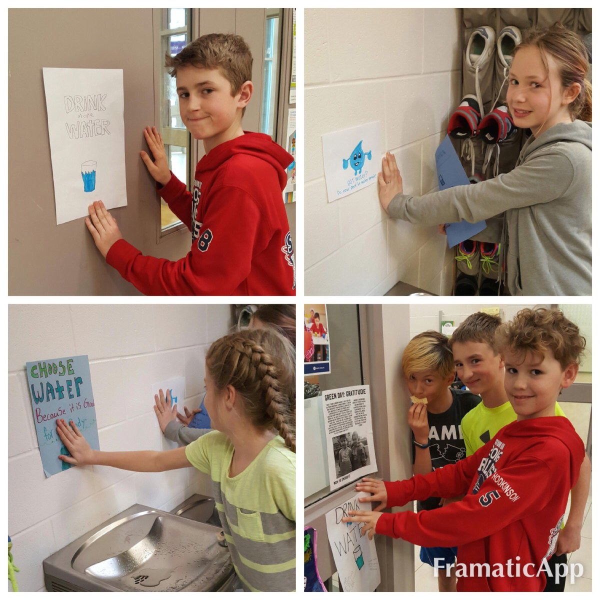 LittleFallsPS's tweet photo. Our #LMHST at it again promoting #water #wellness for healthy, active living! @KLCarlyle #HSCertES #WaterIsLife #waterdoeswonders #sipsmart https://t.co/X4139OqvQF