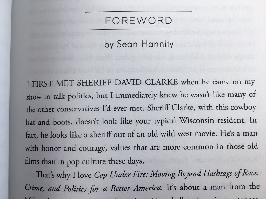 micayleee's tweet photo. I already love this book! @SheriffClarke @seanhannity nice job with the Foreward 💘 #CopUnderFire https://t.co/pa3e7tgiXh