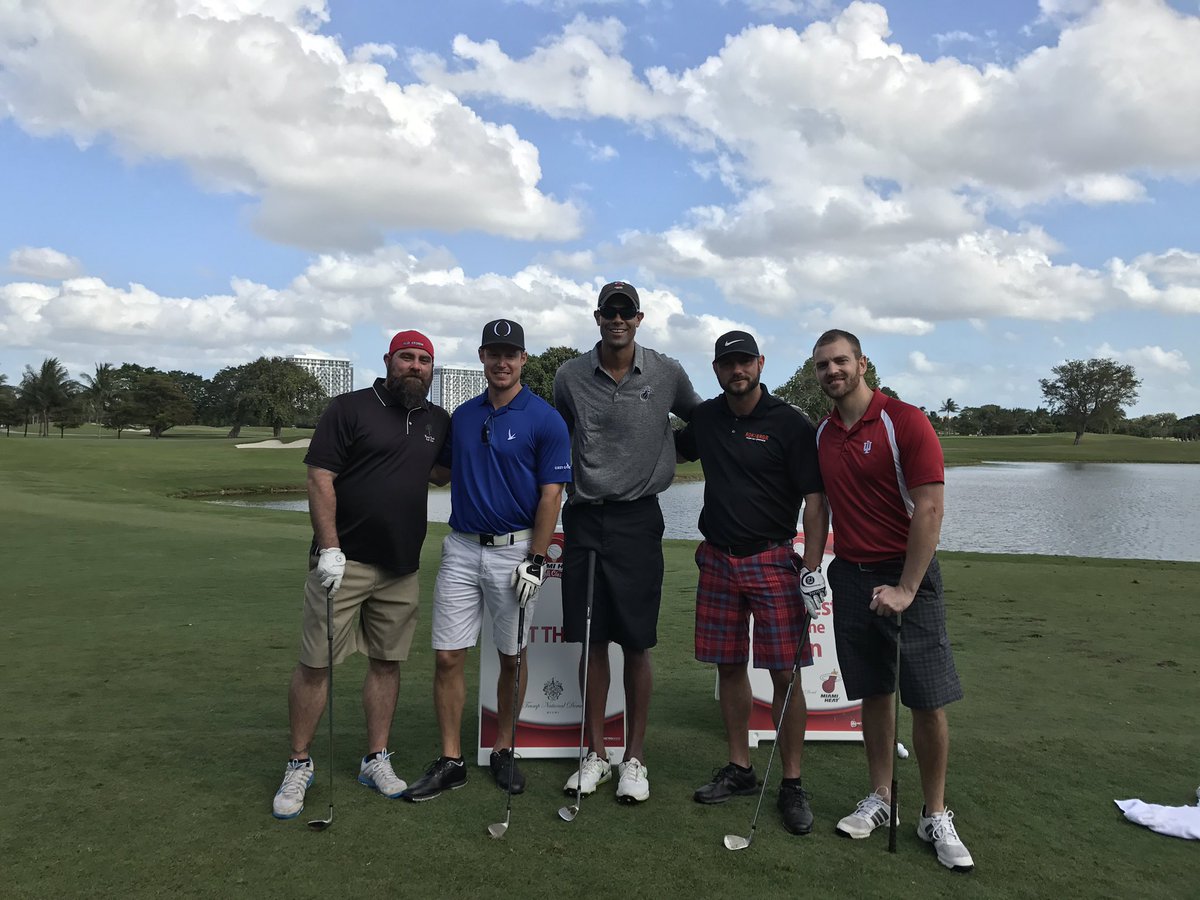 benjaminforrest's tweet photo. @TrumpDoral @MiamiHEAT Golf Classic with @ShaneBattier as the pro to beat. Good competition today for a great cause. @BACARDI @GreyGoose https://t.co/DO32WJjb40