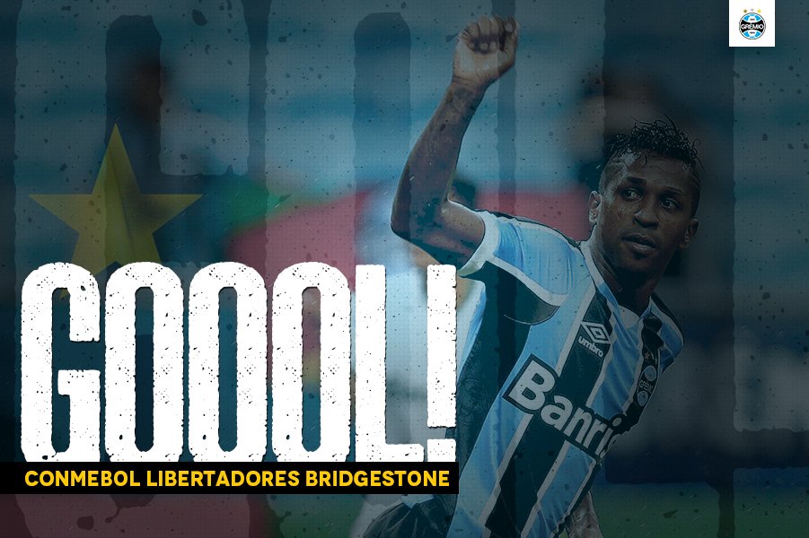 Gremio's tweet photo. Miller converte penalidade sofrida por Pedro Rocha! Grêmio 3x0 Dep. Iquique #Libertadores2017 #SoyLocoPorTri #QueremosACopa https://t.co/h7Hzy1U1pT