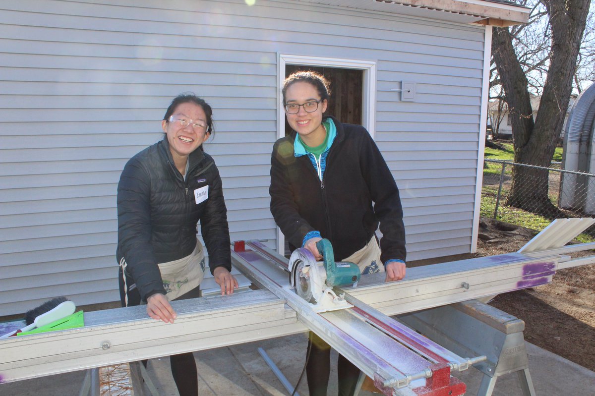 What a great weekend for helping Habitat for Humanity with our friends from <a href="/ND_DuncanHall/">Duncan Hall</a> !