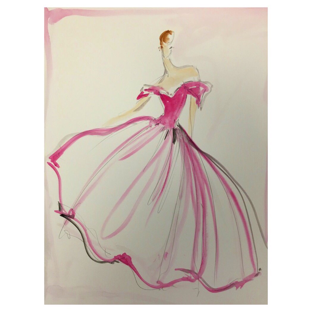 CSiriano's tweet photo. Only a few original watercolor sketches left at https://t.co/ZfvbZbPFKH and on SALE now! #cssketch https://t.co/pOBqdBEVZm