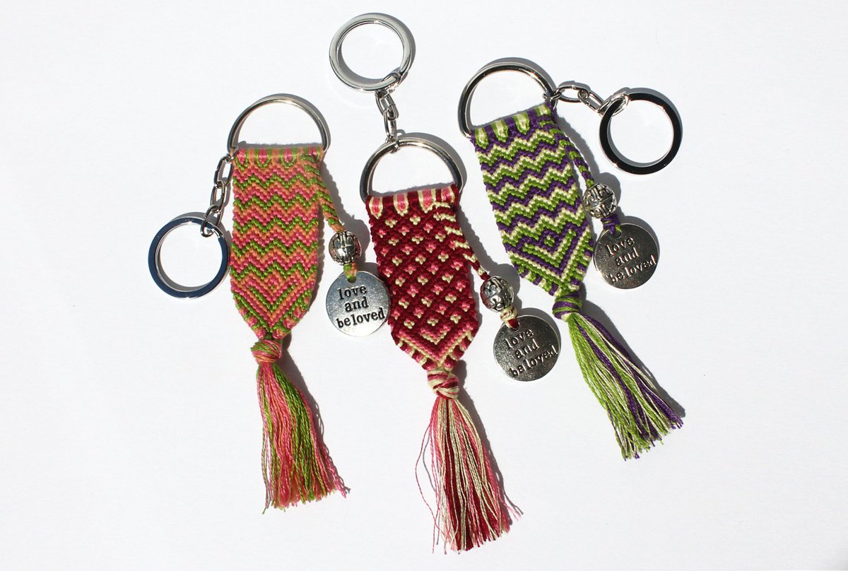 MahaFromKailash's tweet image. Love Macrame Keychain with Tassel, Woven Tribal Love Keychain, Tre… tuppu.net/84318658 #macrame #TrendyKeychain
