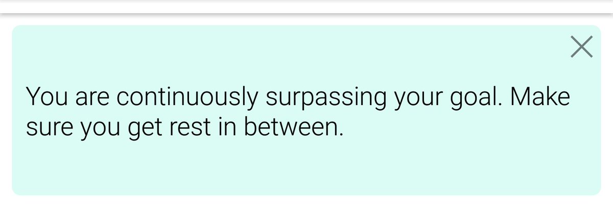 HoosierDaddy199's tweet photo. My phone used to remind me to get up and walk around, now I get messages like this....feels good #FitIn2017 https://t.co/B82Df5yskC