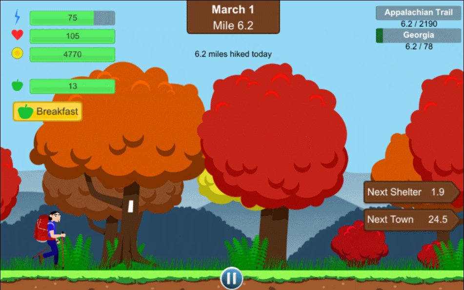 Feature development is complete! Moving through the test phase this week, then we're prepping for launch! #appalachiantrail #gamedev