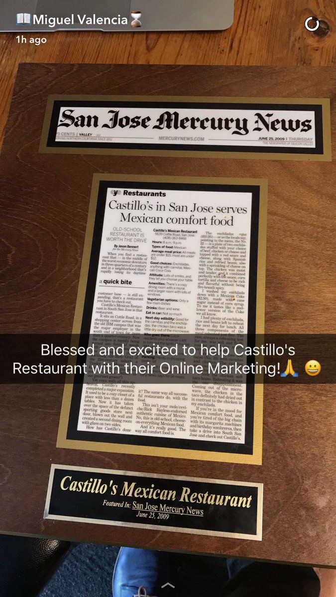 Inovalenciam's tweet photo. Will help this business be promoted on the Internet and Social Media !
#OnlineMarketing #Restaurants https://t.co/EKvh2dT3jl