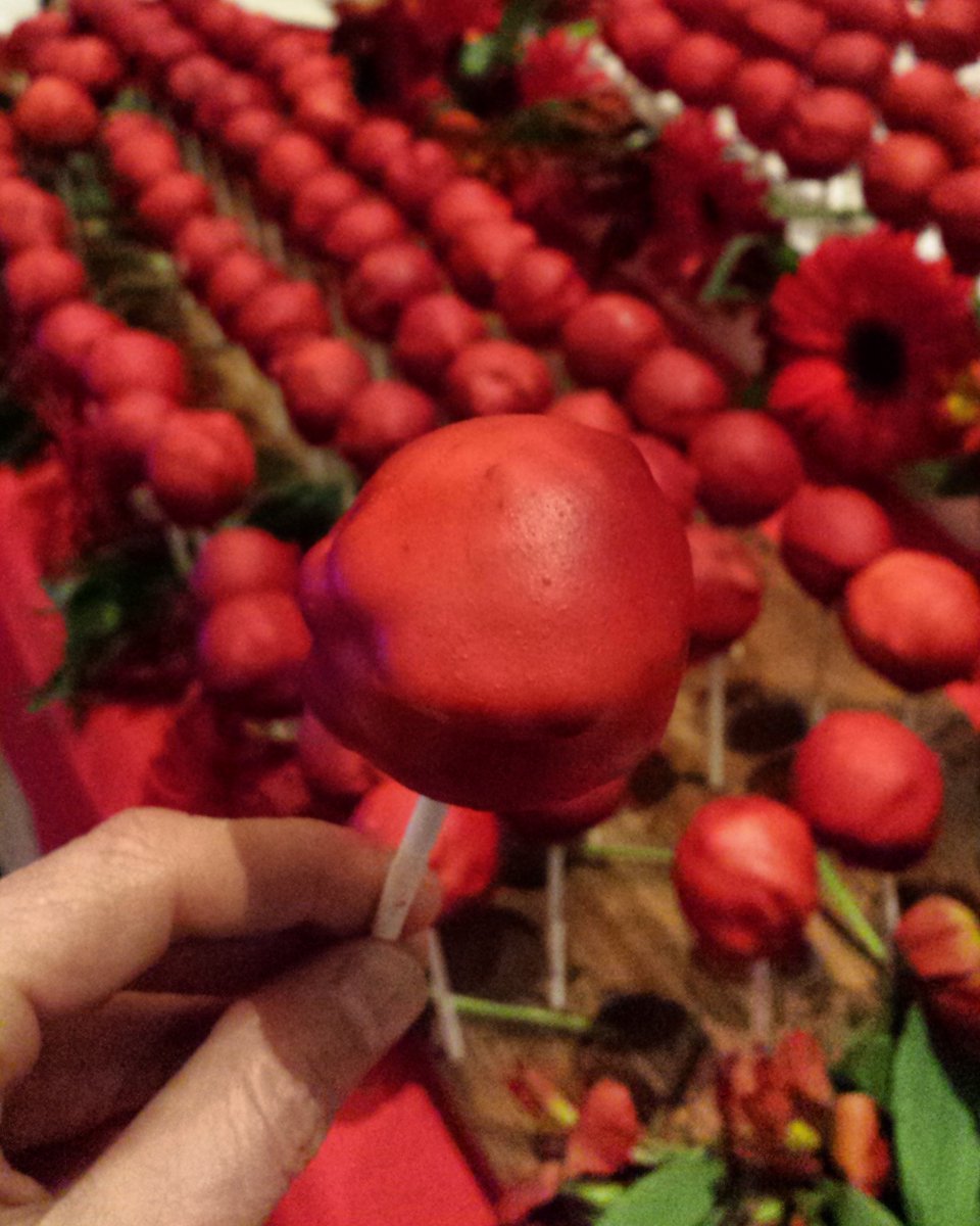 Cake pops! #TeamRed #ColourYourPalate <a href="/10acresbistro/">10 Acres Bistro/Farm</a>