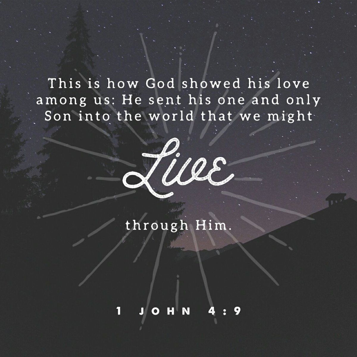 Mspollard18's tweet photo. In this was manifested the love of God toward us, because that God sent his only begotten Son into the world…
https://t.co/I6qbakv9SA https://t.co/HNCPaW6UjP