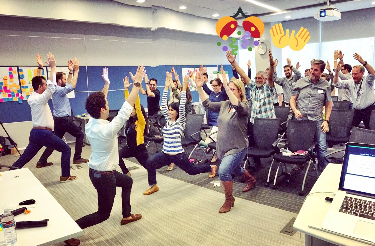 andrewjdemas's tweet image. Started the day as a Design Thinking facilitator, ended it as a yoga instructor. #IBMDesignThinking #yoga #designthinking #collaboration