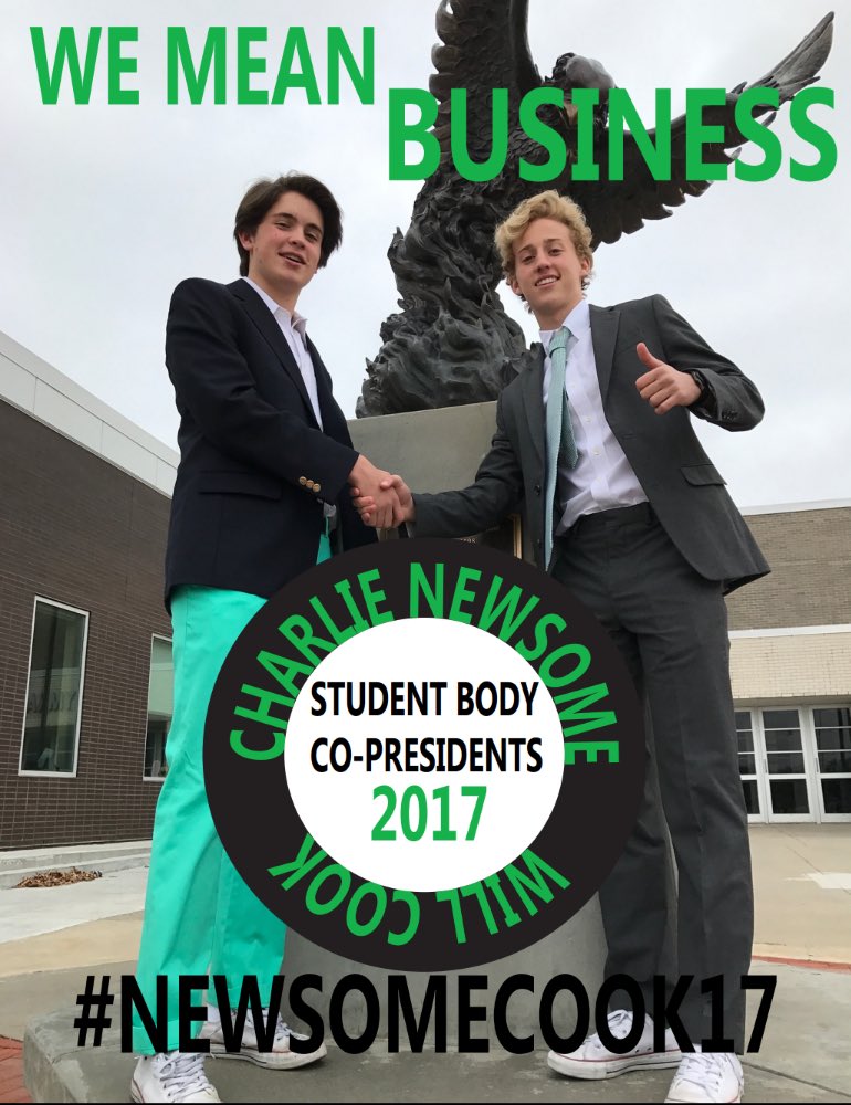 NewsomeCook's tweet image. 2 average guys. With a way above average love for Free State. Vote Newsome-Cook tomorrow at lunch and get hype!! #WeMeanBusiness  🔥🐦