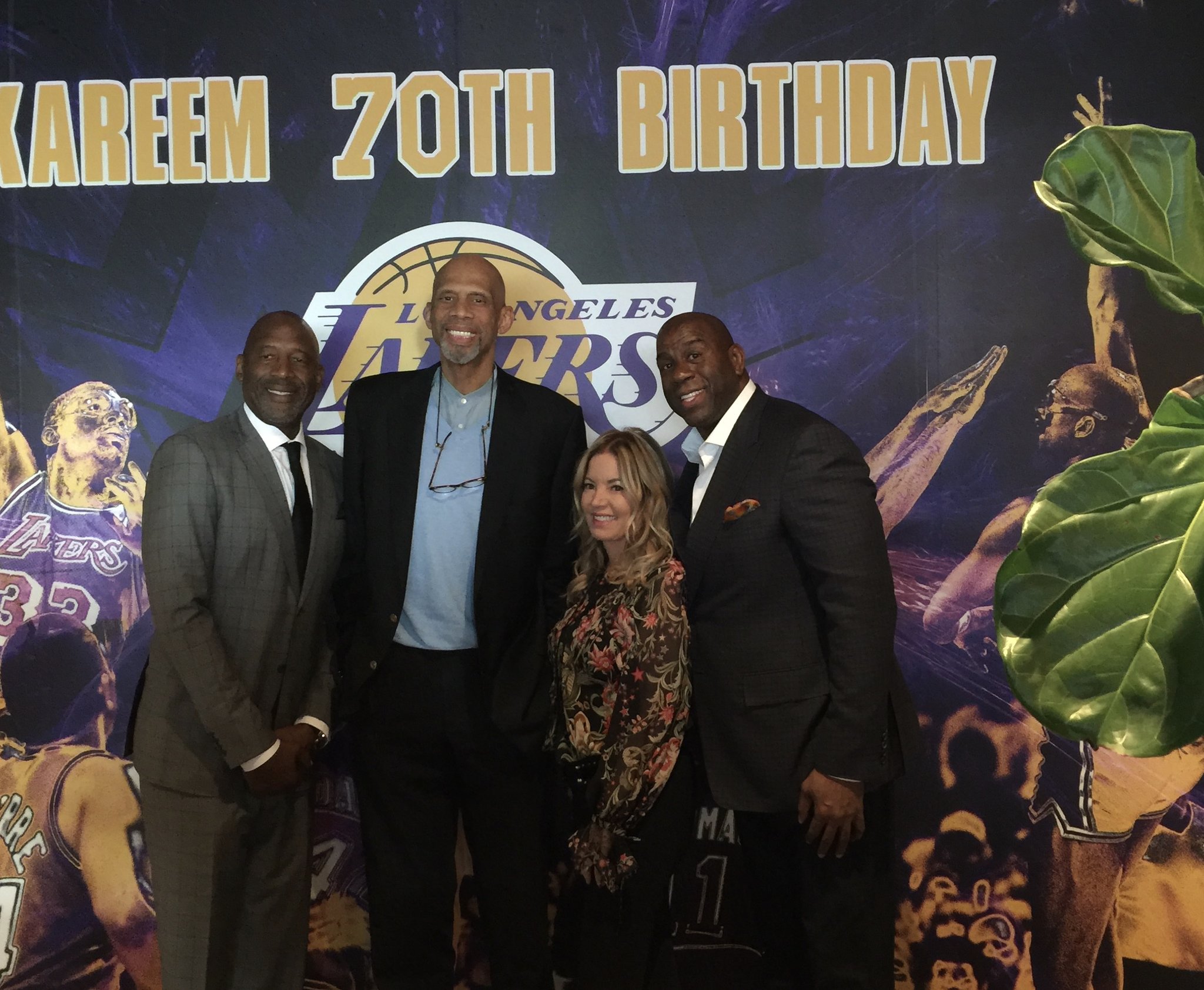 Happy birthday to my good friend and NBA leading scorer of all time Kareem Abdul-Jabbar! 