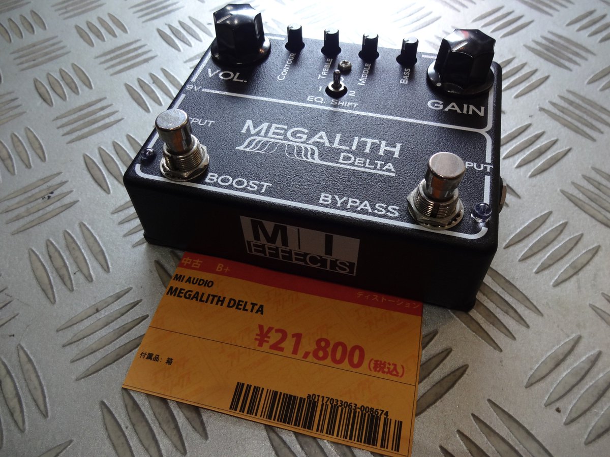 エフェフリ Megalith Deltaまだ在庫ございますよ これホントにエフェクターから出てる音圧なの と思ってしまうくらいのパワフルでハイゲインなディストーション One Ok Rock Toru氏も使用していることで有名ですね スタッフmイチオシの