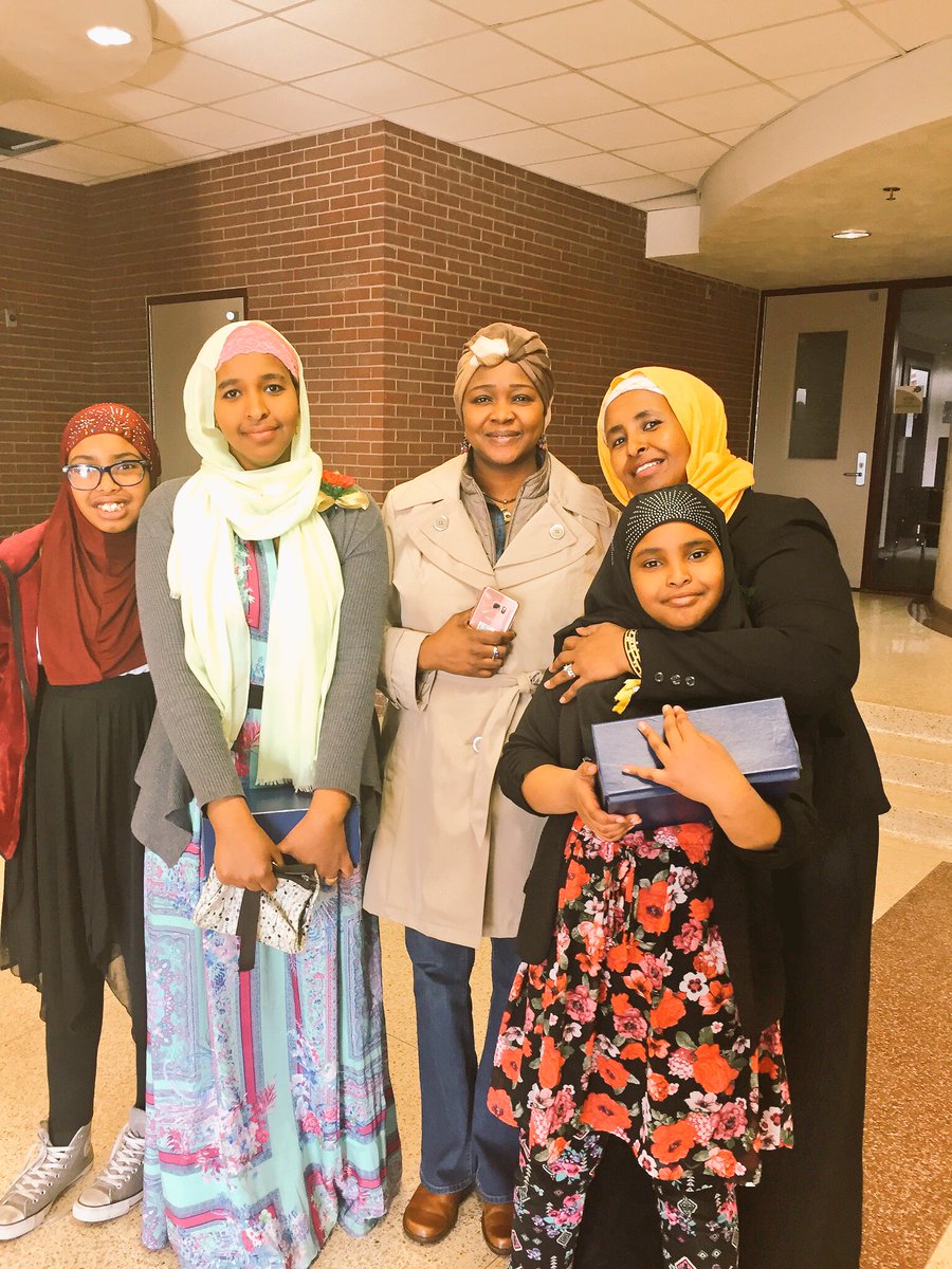 Sahro_Abdullahi's tweet photo. Awosome celebration with awesome 👏🏽 thanks teammates 🎉 here Some more pic from the Community of Excellence Award @ISD191 #one191 https://t.co/rSJtSNuPGX