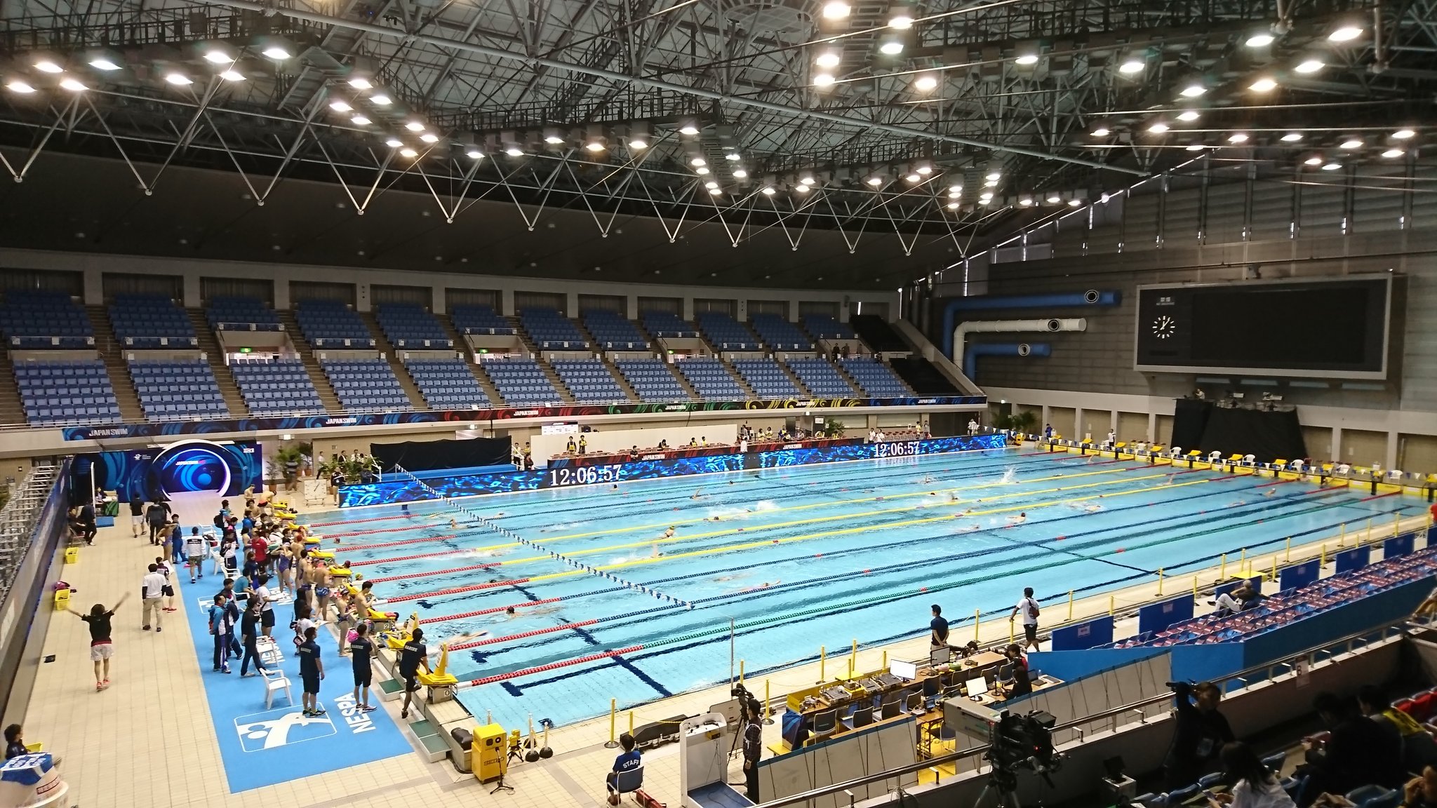 テレ朝水泳 明日から始まるかも競泳 日本選手権 世界水泳代表選考会 会場の名古屋 日本ガイシ アリーナでは前日の公式練習が始まっています 既に今年 世界新記録も飛び出している日本競泳界 今大会いくつの好記録が飛び出すか 注目です T Co テレ朝水泳 明日から始まるかも競泳 日本選手権 世界水泳代表選考会 会場の名古屋 日本ガイシ アリーナでは前日の公式練習が始まっています 既に今年 世界新記録も飛び出している日本競泳界 今大会いくつの好記録が飛び出すか 注目です T Co