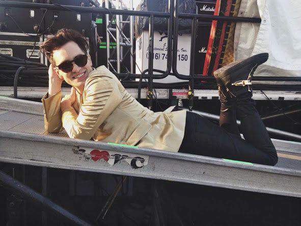 HAPPY BIRTHDAY BRENDON URIE\S FOREHEAD 