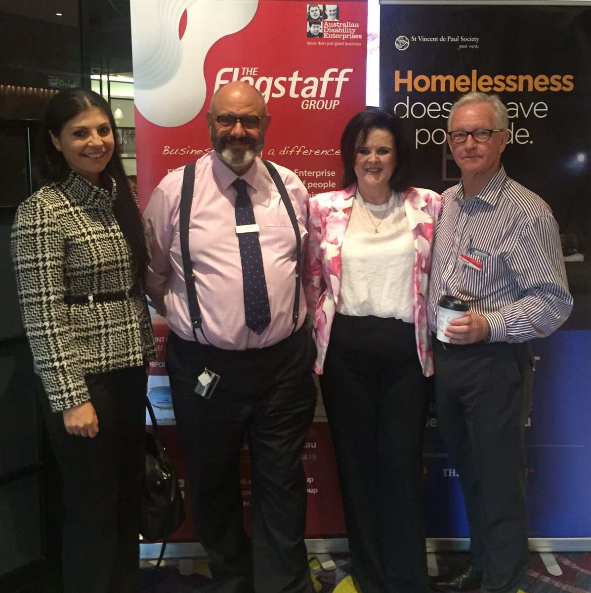 Thnx <a href="/westsillawarra/">Wests Illawarra</a> &amp; <a href="/flagstaff_group/">@flagstaff_group</a> raising awareness of homelessness &amp; @AnnaWatsonMP for attending by a coffee morning tea fund raiser