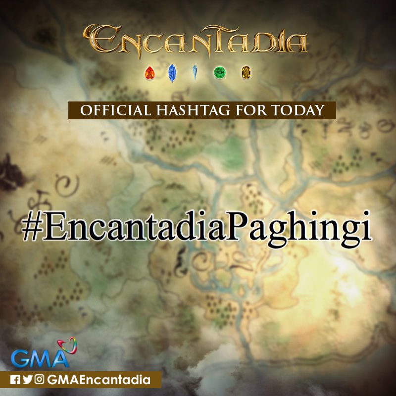 GMAEncantadia's tweet photo. #EncantadiaPaghingi ang official hashtag for today. https://t.co/8xxzuhQyOj