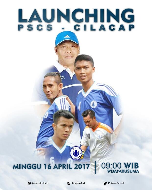 Acara launching akan berlangsung hari Minggu, 16 April 2017 bertempat di Stadion Wijayakusuma Cilacap