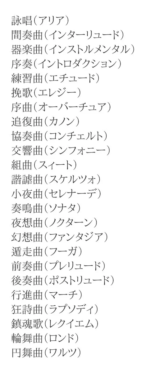 ネーミングにいかが？楽曲の和名が素敵すぎるwww