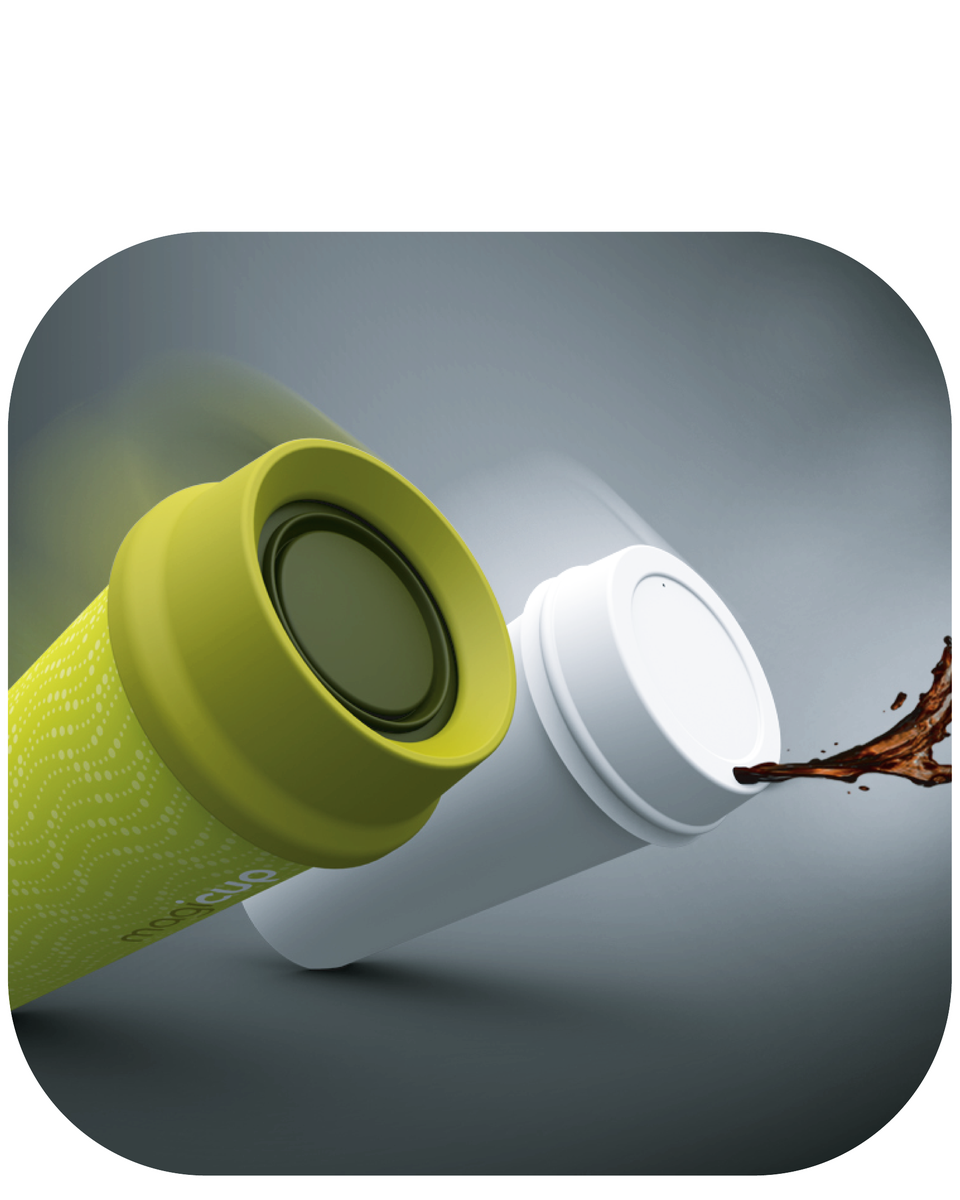 Waste not Wednesday. Improve you cuppa Jo to go with commuter the cup made to travel, #magicup #reduce #reuse #Recycle #bringyourownmug