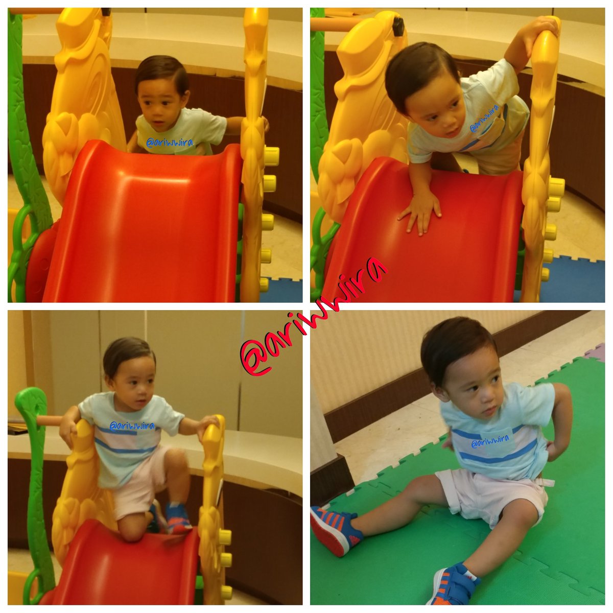 Main dulu sama Rafathar sambil nunggu mama nya periksa ke dokter <a href="/RsuBundaJakarta/">RSU Bunda Jakarta</a>