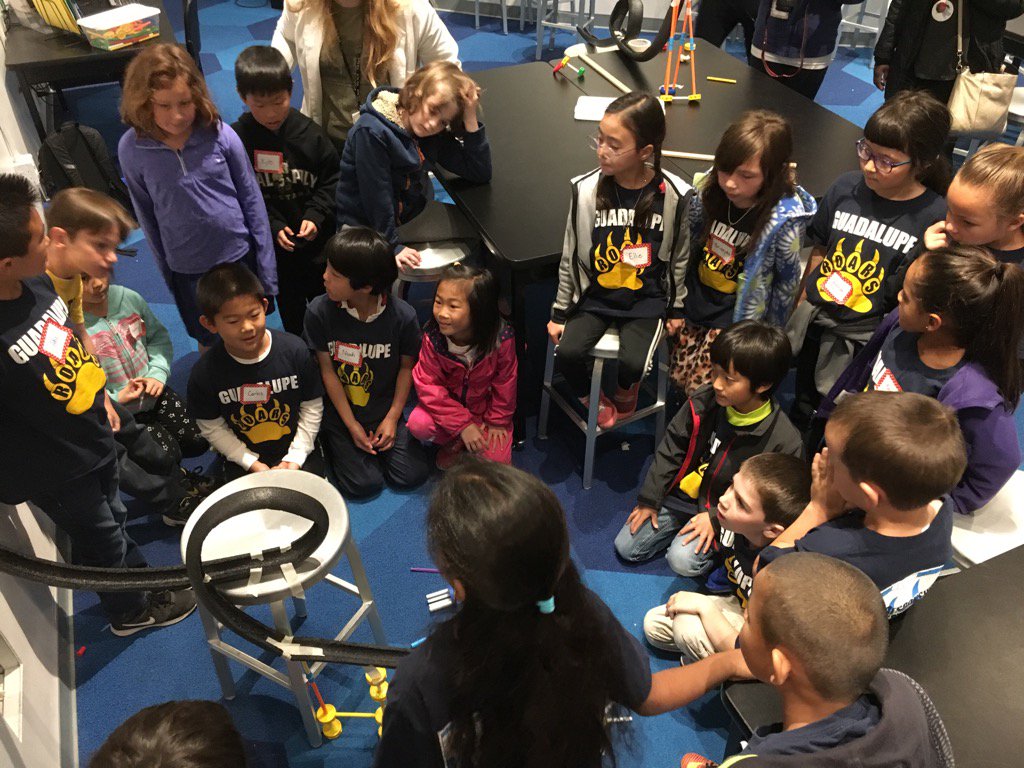 Lots of creativity building roller coasters at the Tech today! #GuadROARS <a href="/ms_mari_23/">Mary V Bloomfield</a>  <a href="/DStrubeck/">Danielle Strubeck</a>  <a href="/EmitisD/">Emitis DeFazio</a>