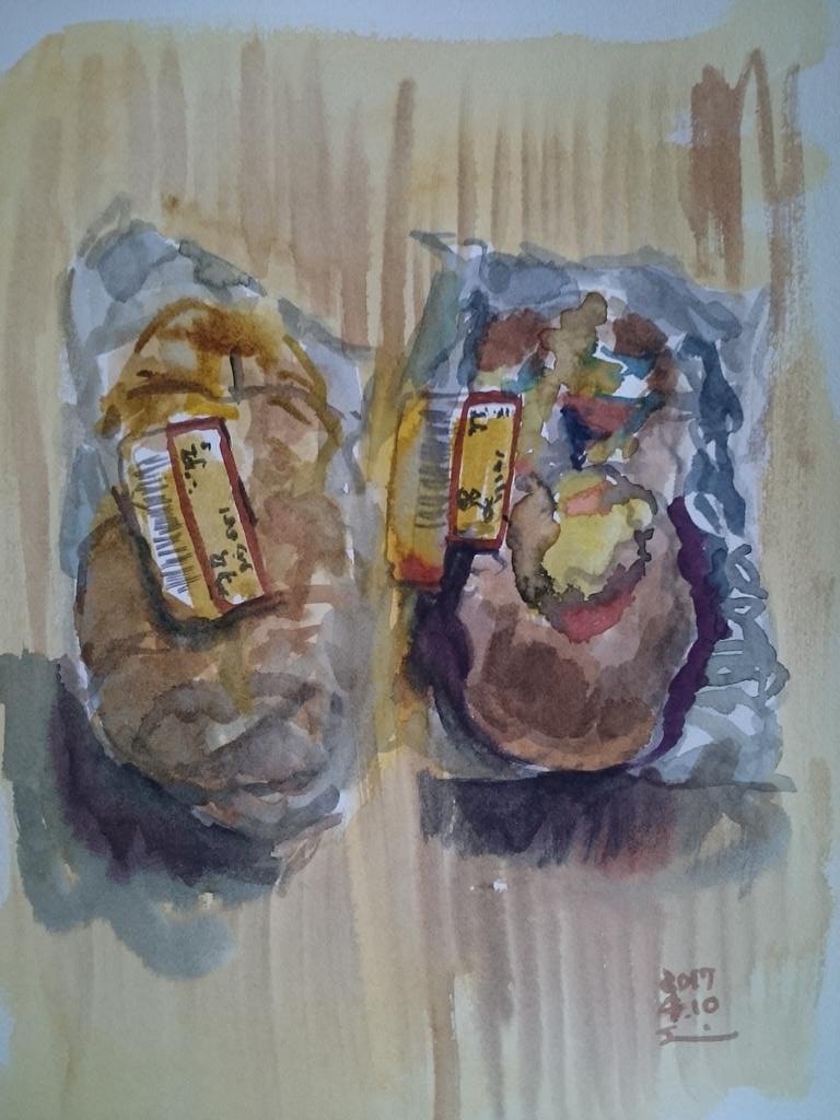 e2ciray's tweet photo. 20%引きの菓子パン #Drawingoftheday #Aprildrawing #日記絵 https://t.co/j8novXBudu