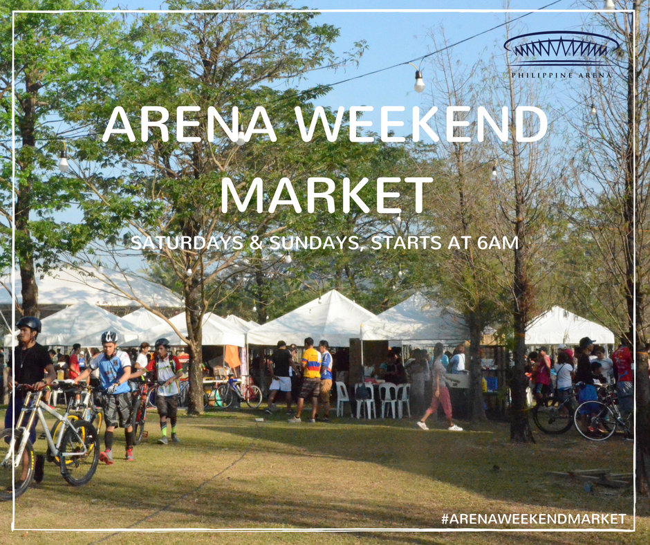 PhilArenaCDV's tweet photo. Celebrate happy life and create memories with us. Visit our #ArenaWeekendMarket with your family and friends!
#PHArena https://t.co/tRneYlpHMO