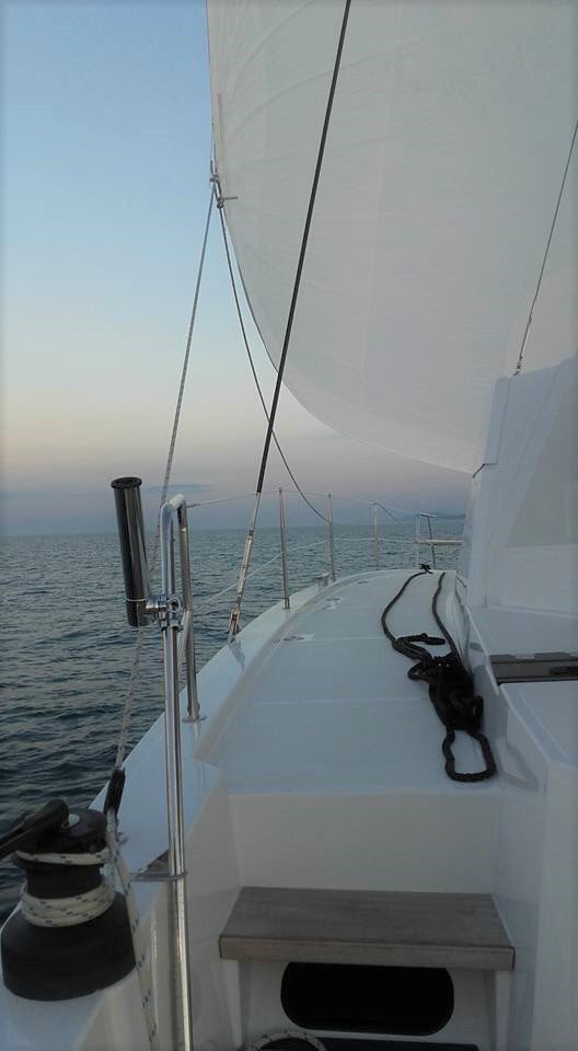 RossinanteYacht's tweet image. Bali 4.5 onderweg naar La Grande Motte 19 - 23 april. #multihullshow #Balicatamaran