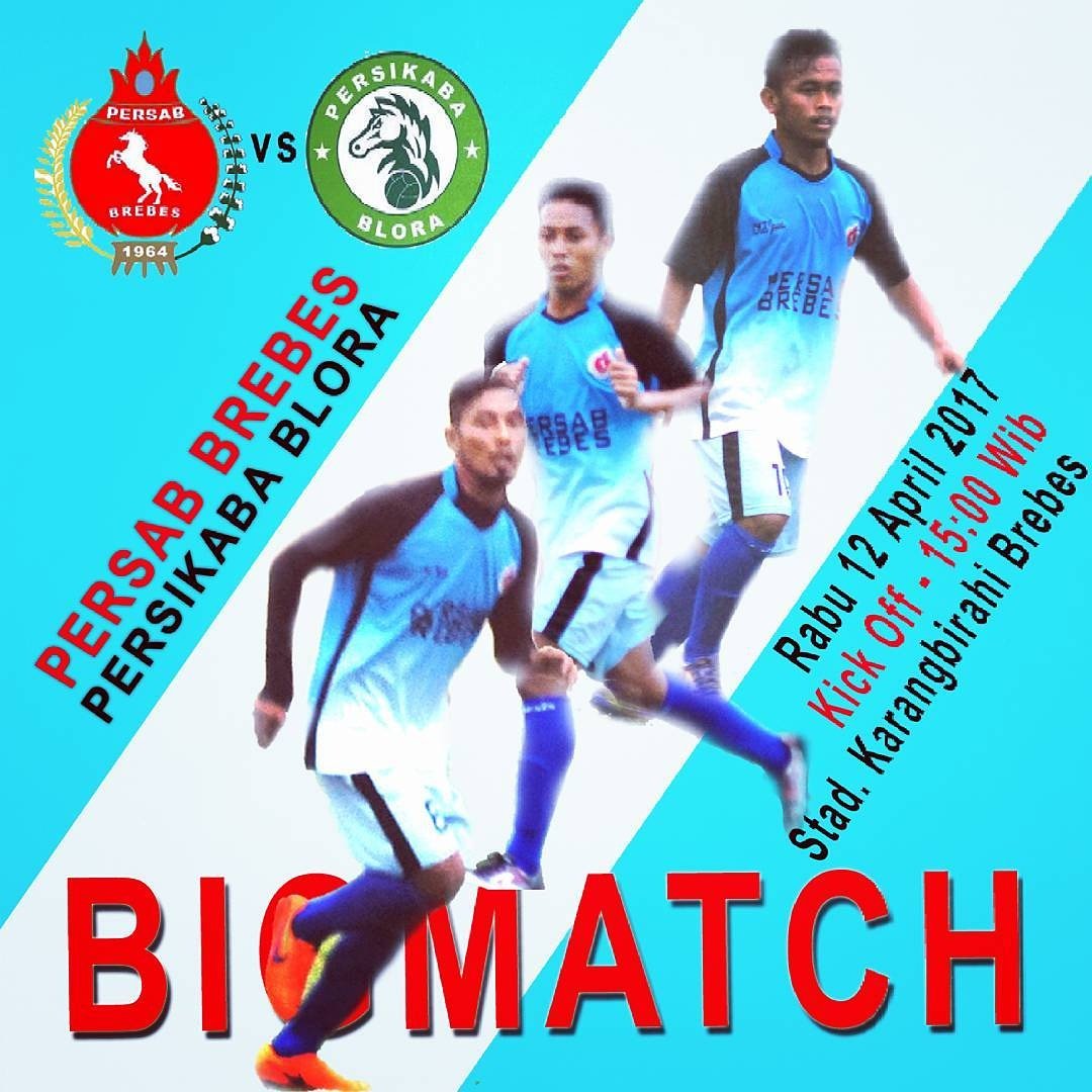 Semoga <a href="/PersikabaBlora/">Persikaba Blora</a> sore nanti menang
PERSAB BREBES vs PERSIKABA BLORA. 
Rabu 12 April 2017, 15:00 WIB di Brebes
