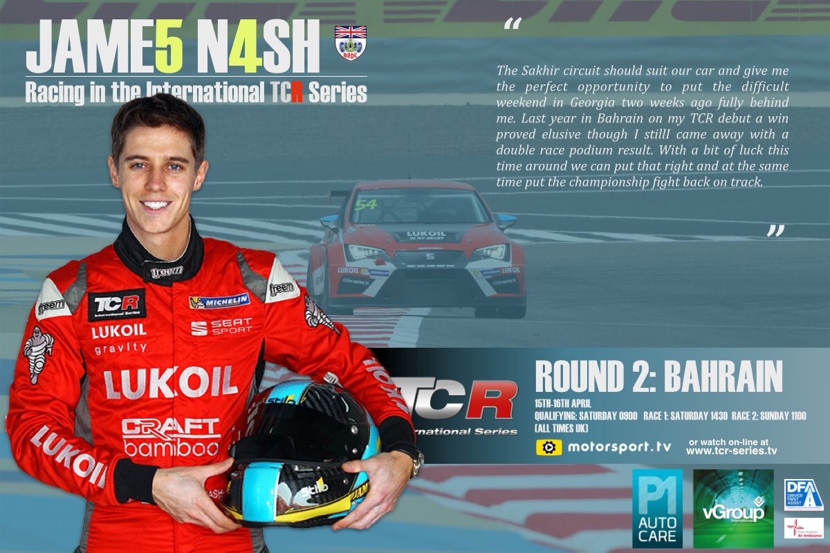 It's race weekend in Bahrain 🇧🇭 where it all began with 2 podiums last year........ #TCR #Lukoil #CraftBamboo