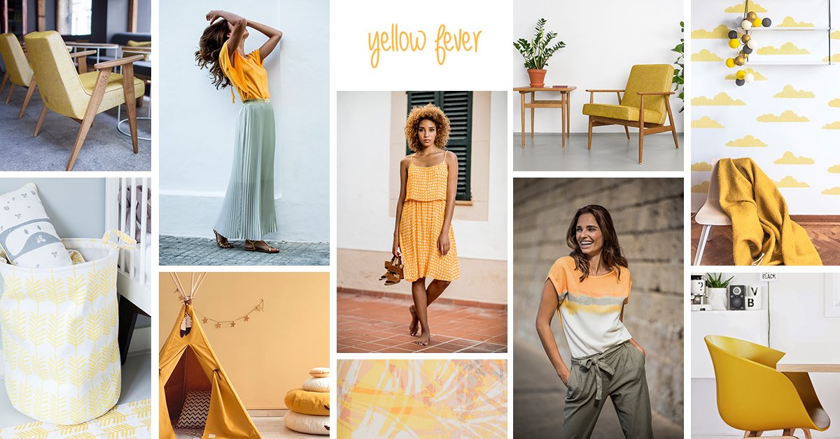 There’s a new a new colour in town: yellow! In your wardrobe or interior, a touch of yellow will lighten things up for sure! #YellowFever