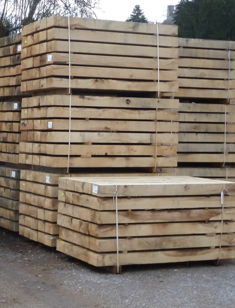 Availability is tight for a load of French Oak sleepers before summer but we might find some for you....call us quick on 01992 535030