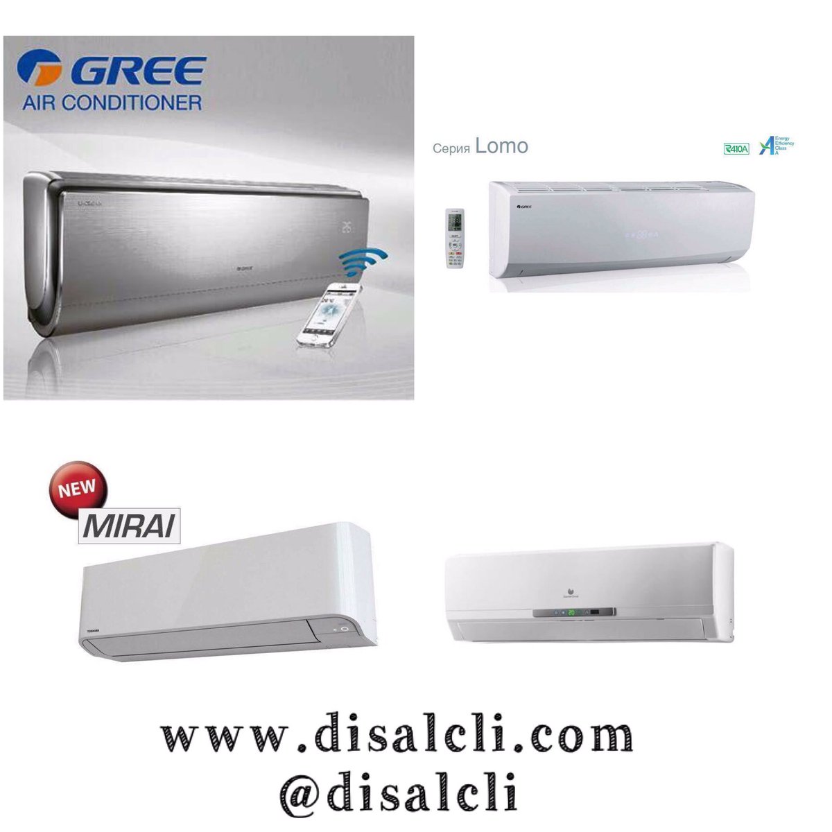 Disalcli's tweet photo. #felizmiercoles #miercolessanto en #disalcli tenemos #Ofertas en #SplitPared #Multisplit #vivienda #Gree #fujitsu #daikin #Toshiba #R32 https://t.co/ULZrrarqsO