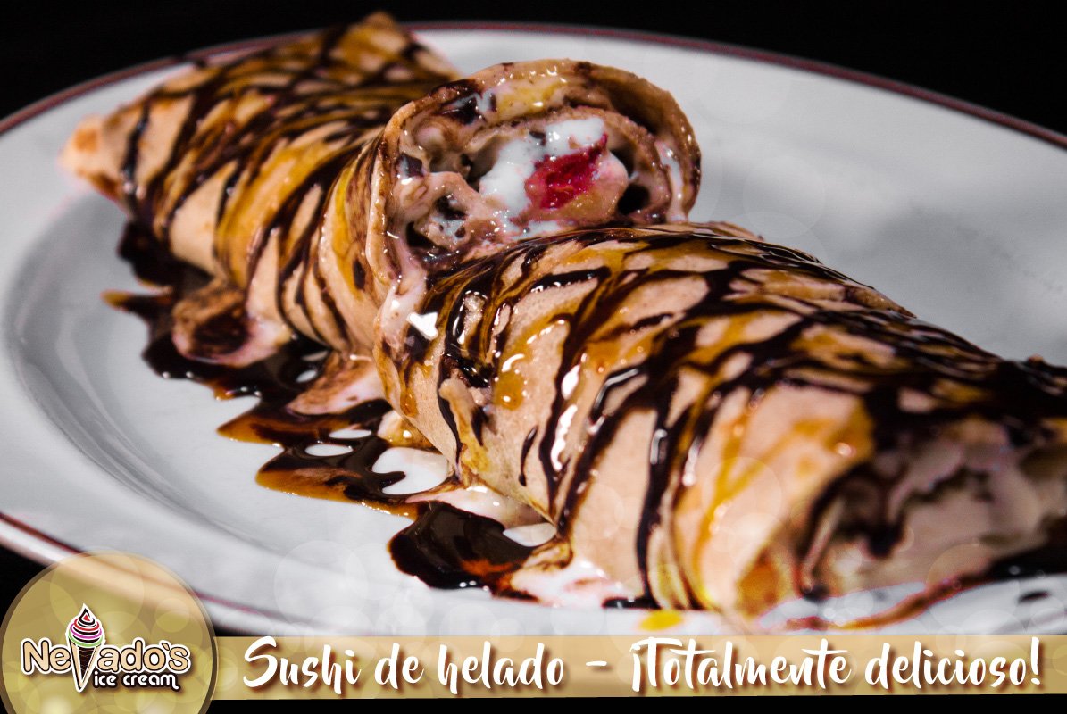 NevadosIceCream's tweet photo. #Sushi #Helado #Frutas #Sirope #Delicioso #Sabroso #Nevados #Heladería #RodeoPlaza #Mérida #Venezuela https://t.co/jpQqdSlOgQ
