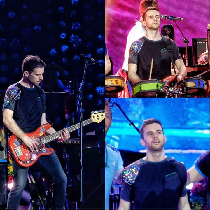 Happy birthday Guy Berryman one of the hottest basist I know 
