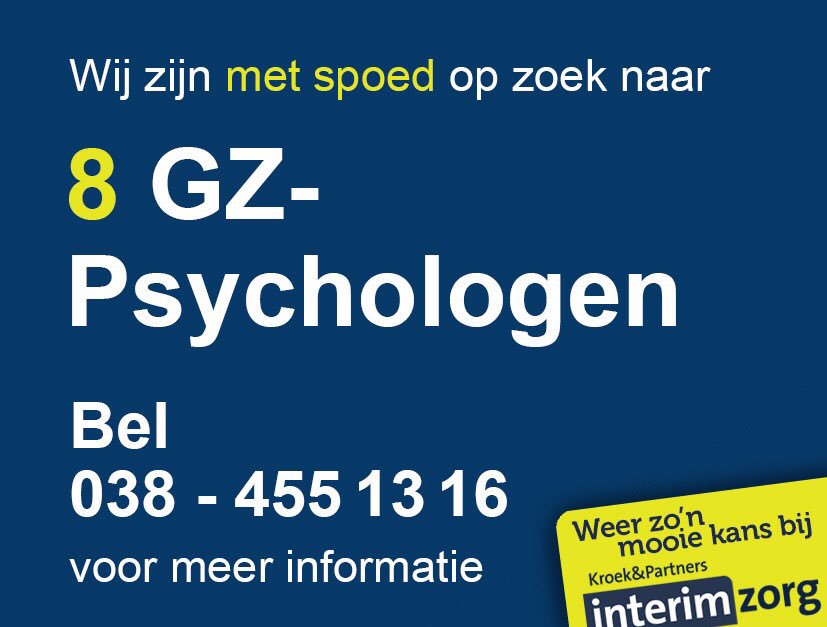 Laat het duidelijk zijn, ben of ken je een GZ-psycholoog? Wij hebben je nodig: