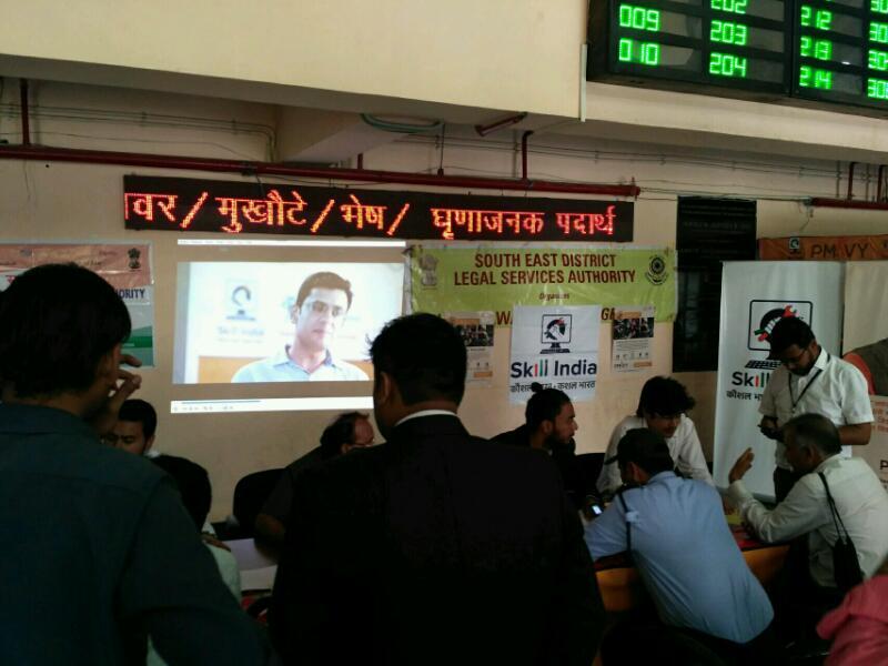 Mobilization drive at all 6 Delhi district courts for a #skilledindia #skillisin <a href="/RajivPratapRudy/">Rajiv Pratap Rudy</a> <a href="/RajeshAgrawal94/">Rajesh Agrawal</a> <a href="/MSDESkillIndia/">Skill India</a>
