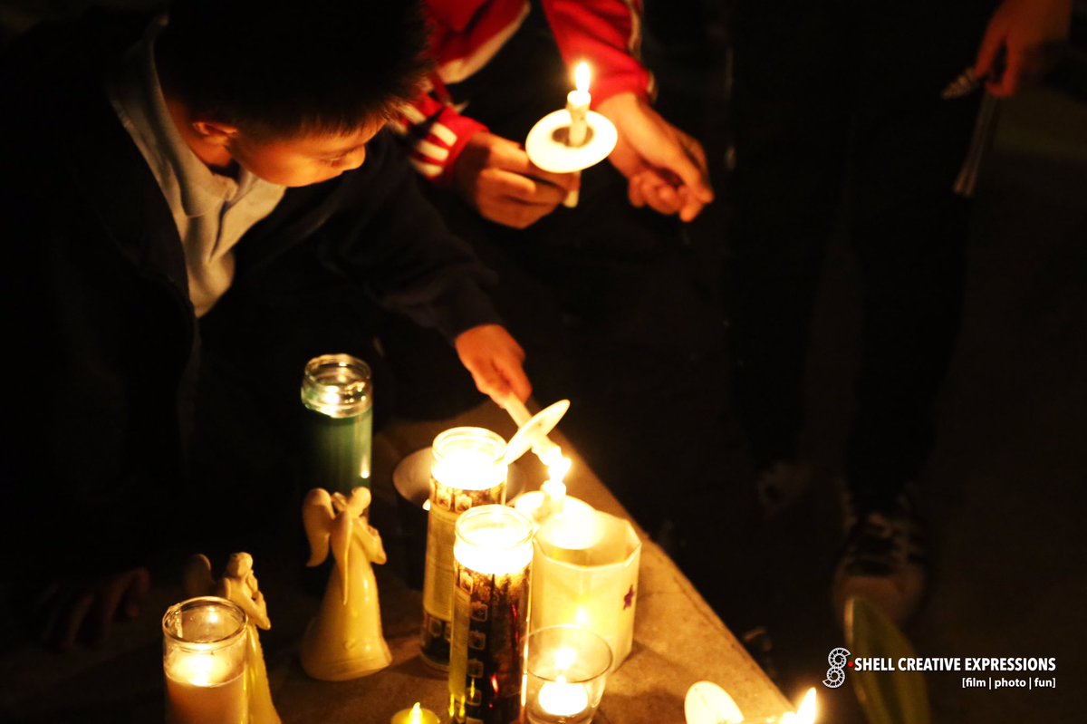 maryroneshell's tweet photo. We are #SanBernardino. #northparkelementary #Vigil #abc7eyewitness #nbcla #cbsla #gma #abc2020 #ktla #kcal9 https://t.co/5HlqPK4f2M