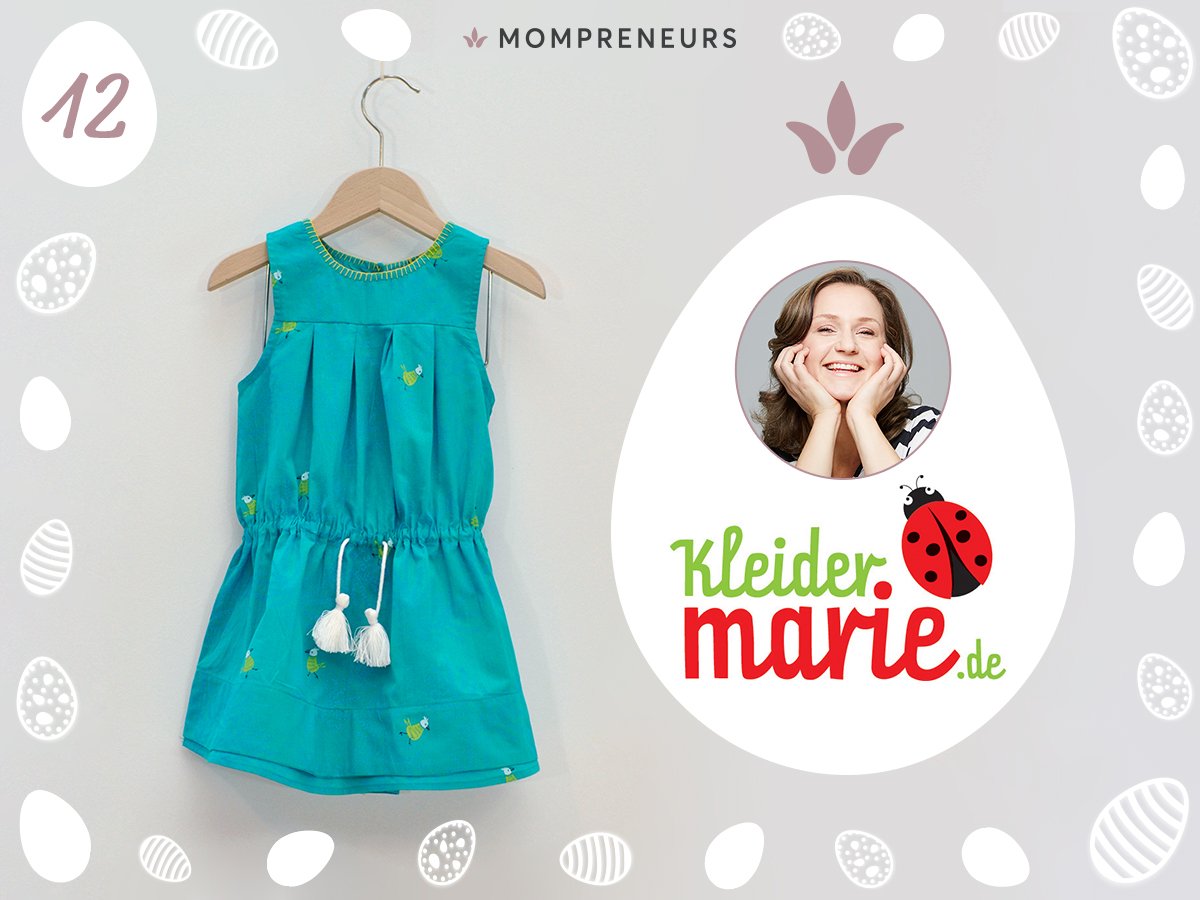 Das heutige Osterei hat sich bei Kleidermarie versteckt: Du kannst ein wunderschönes Kleid gewinnen: mompreneurs.de/ostereiersuche…