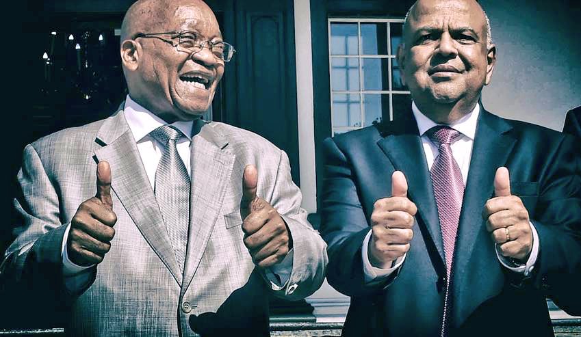 Happy Birthday leader of our Nation 
An Honourable man
A man of intergrity 
Pravin Gordhan! 
Oh and Jacob Zuma too 