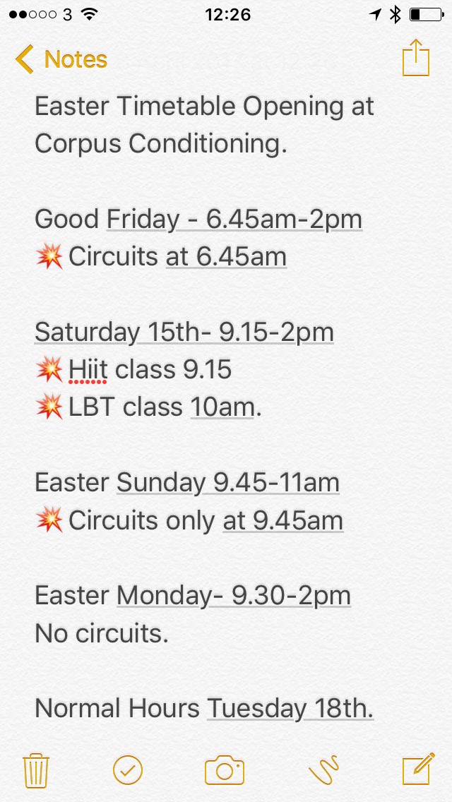 This weekend Easter opening hours...