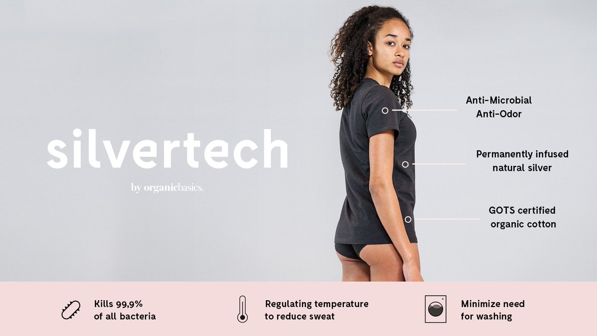 Organic_Basics's tweet photo. It’s here! We are super excited to share our latest women’s collection of SilverTech products. See it here: https://t.co/rJCjOSbiD7 https://t.co/6jwLXs2nRM